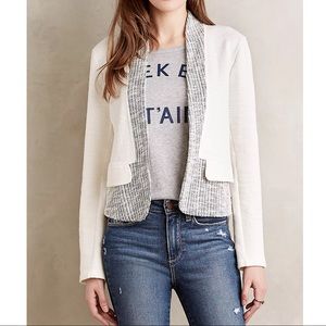 Anthropologie Knit Blazer Jacket by Dolan Sz S EUC